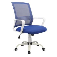 Καρέκλα γραφείου A 1600-W Λευκό/Μπλε mesh με Ανάκλιση 60X57X96-103εκ.