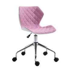Καρέκλα Γραφείου A1700 Ροζ Ύφασμα 48X50X78/88εκ.