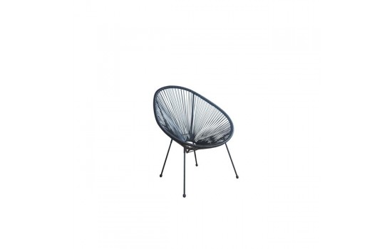 ACAPULCO ΠΟΛΥΘΡΟΝΑ ΜΕΤΑΛΛΟ ΜΑΥΡΟ/RATTAN ΜΑΥΡΟ 72x78x86cm ACAPULCO ΠΟΛΥΘΡΟΝΑ ΜΕΤΑΛΛΟ ΜΑΥΡΟ/RATTAN ΜΑΥΡΟ 72x78x86cm