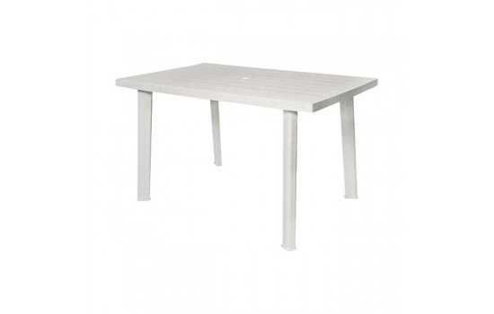 VELO ΤΡΑΠΕΖΙ ΠΛΑΣΤΙΚΟ ΛΕΥΚΟ 125x75 H.72 cm VELO ΤΡΑΠΕΖΙ ΠΛΑΣΤΙΚΟ ΛΕΥΚΟ 125x75 H.72 cm