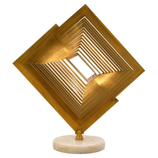 Επιτραπέζιο διακοσμητικό PWD-0105 pakoworld χρυσό 34x30εκ