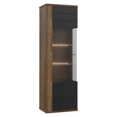 ΒΙΤΡΙΝΑ ΜΕΛΑΜΙΝΗΣ RYKER HM8855 ΚΑΡΥΔΙ ΓΚΡΙ 62,1x41,6x197,1 εκ.